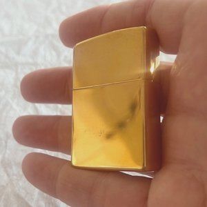 Zippo Gold Chrome Finish Lighter - 15% discount for a bundle of 2!